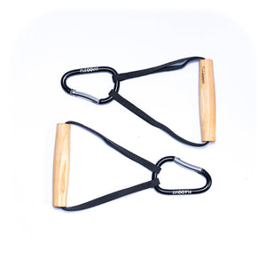 Par de manillas de madera Flexvit para bandas