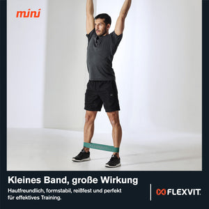 Miniband textil verde del Flexvit Mini Team Pack