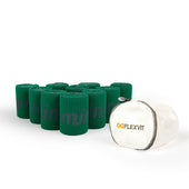 Flexvit Mini Team Pack de 10 bandas verdes, resistencia fuerte