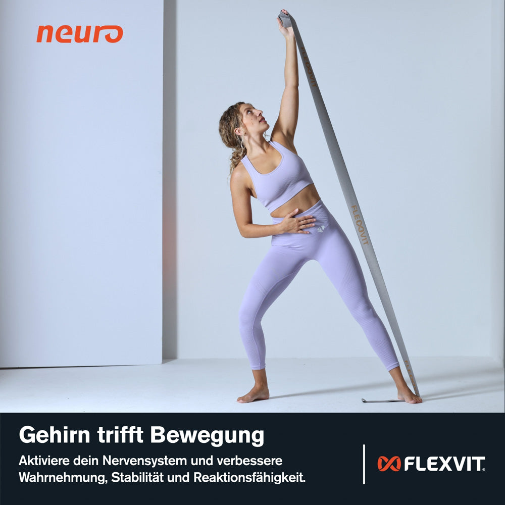 Ejercicio de entrenamiento neuroatlético con Flexvit NeuroBand