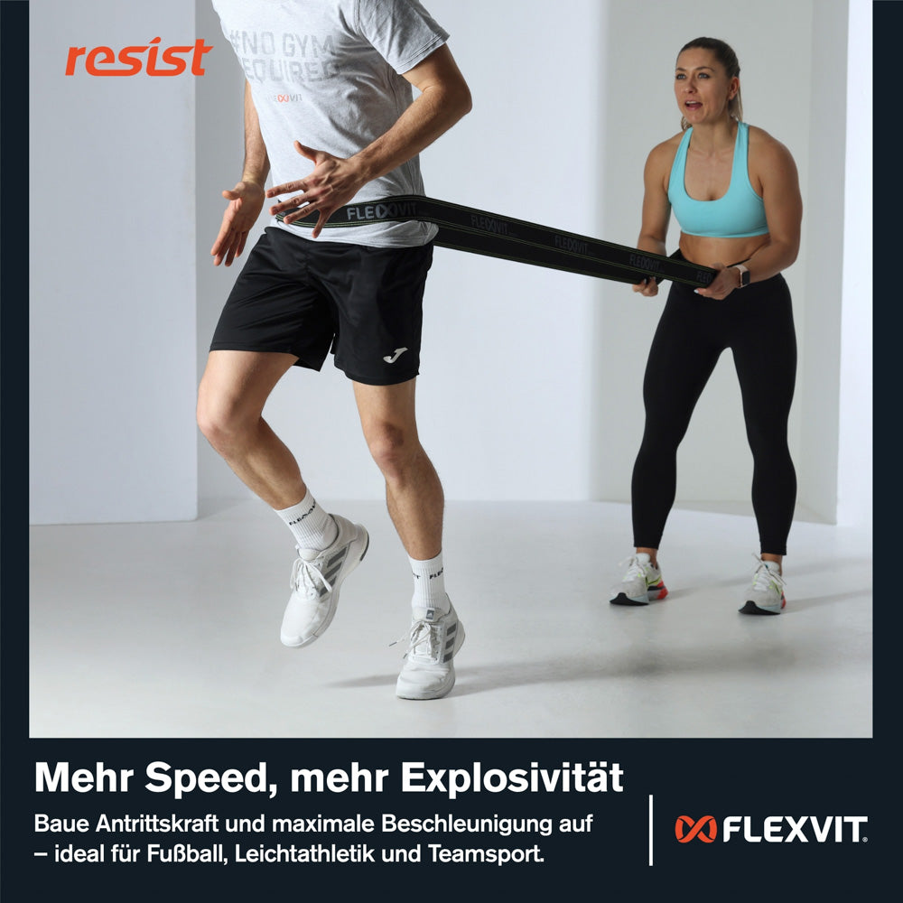 FLEXVIT Resist | Banda de Resistencia Textil para Entrenamiento Atlético