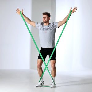 Entrenamiento de cuerpo completo con banda Flexvit Multi verde