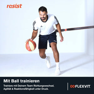 Entrenamiento con bandas de resistencia Flexvit del Basketball Set