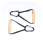Par de manillas de madera Flexvit para bandas