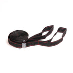 Flexvit IsoBand negra, banda no elástica con loops para entrenamiento isométrico