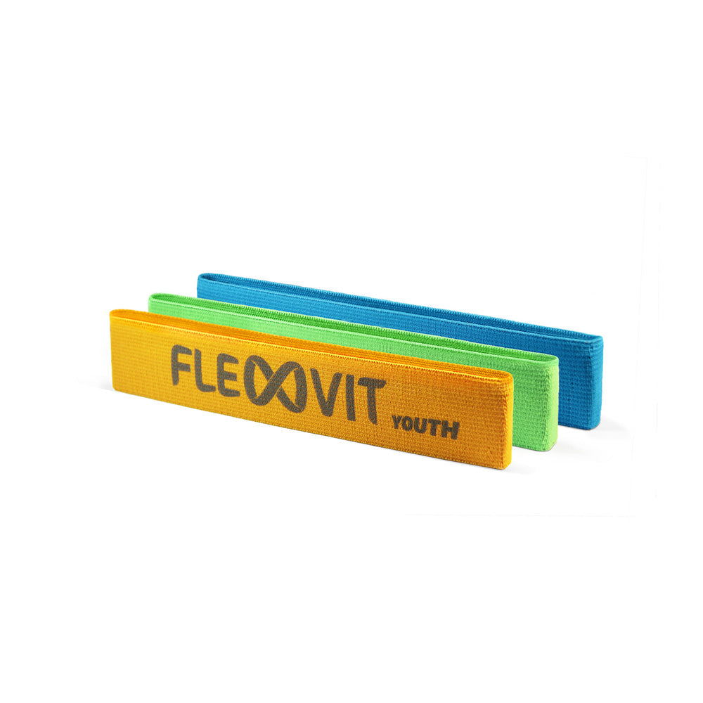 Flexvit MinY Set de 3, mini bandas para niños y jóvenes