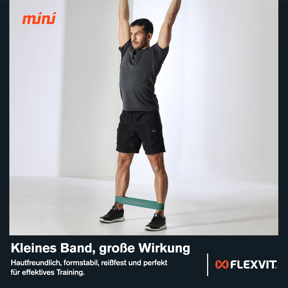 Miniband textil verde del Flexvit Mini Team Pack