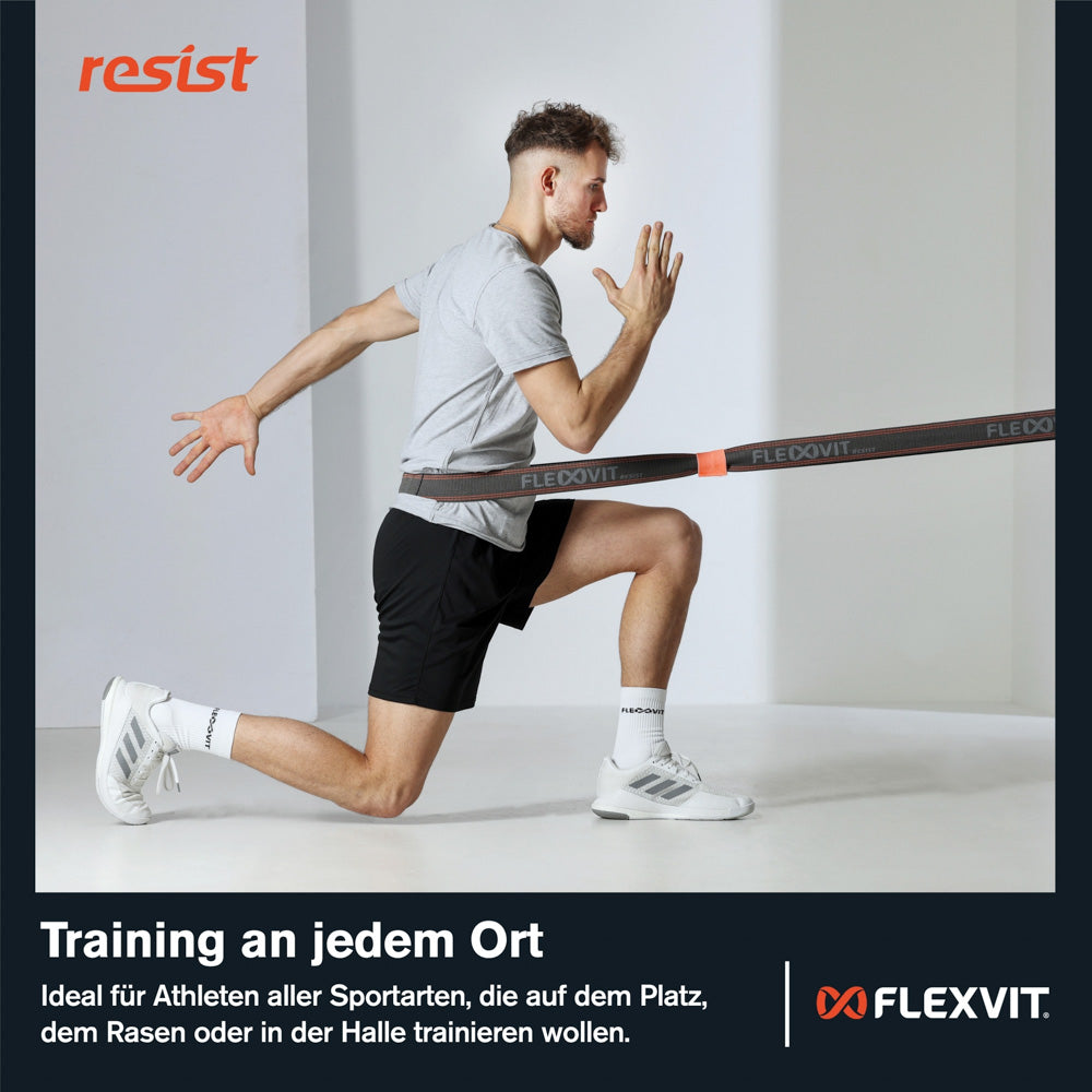 Entrenamiento de equipo con Flexvit Resist gris oscuro