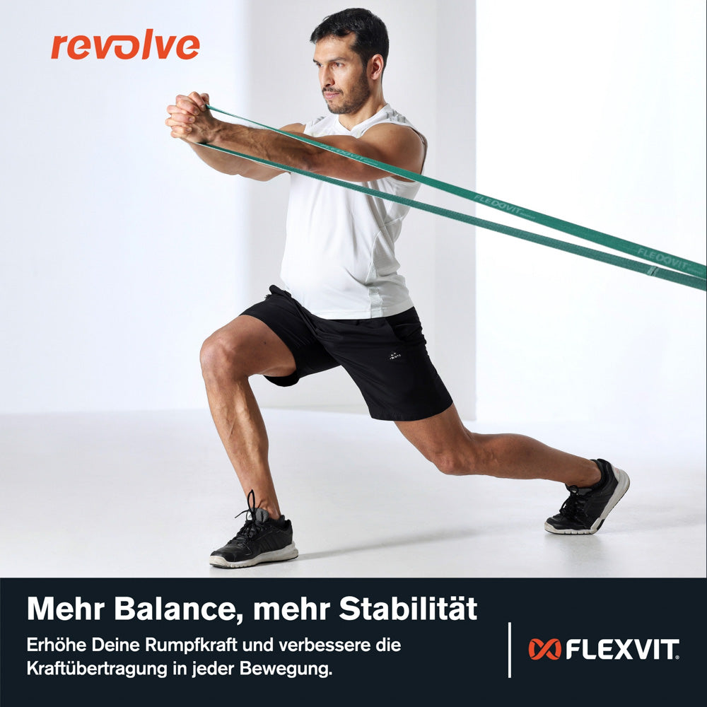 Entrenamiento funcional con las bandas del Revolve Set de 3 Physio