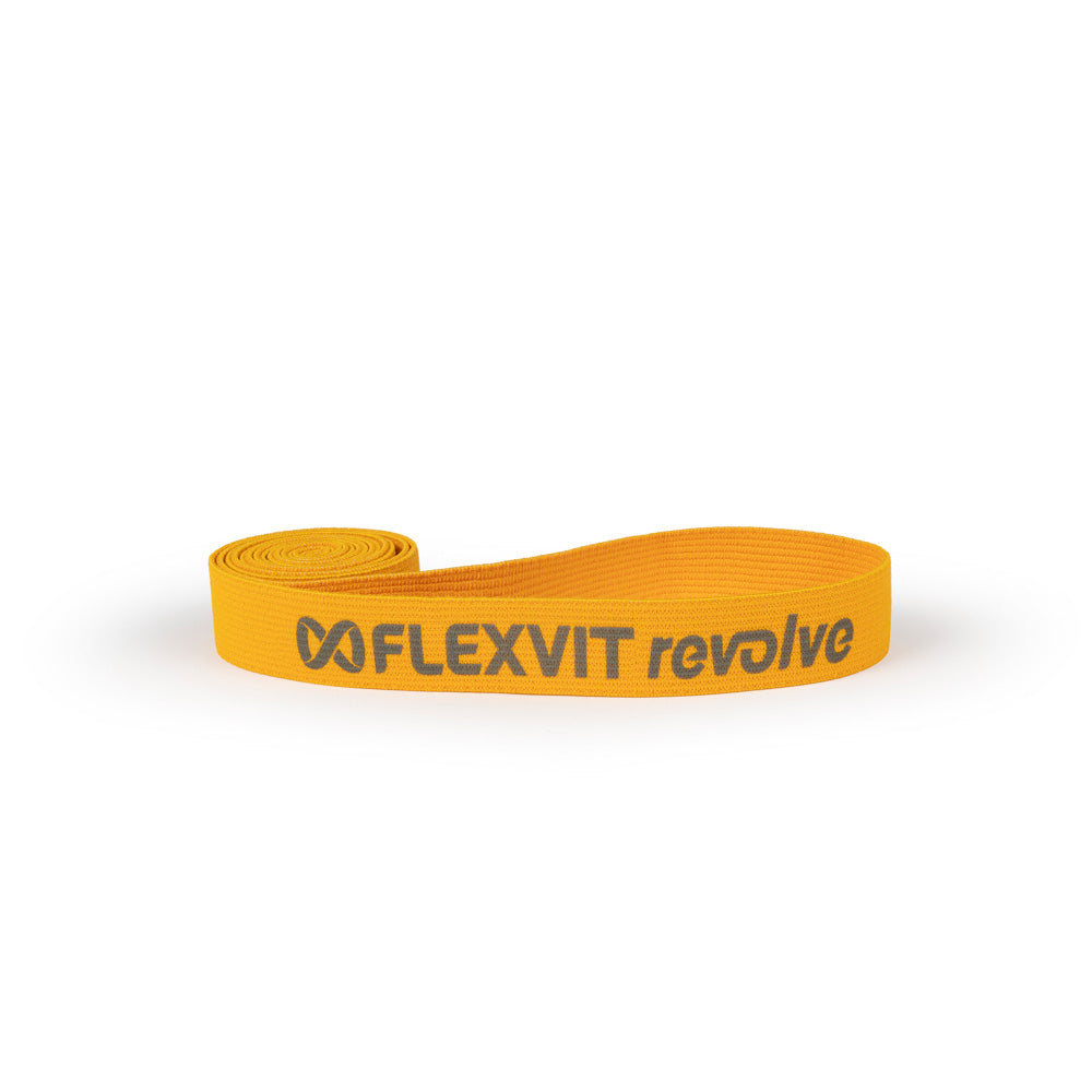 Flexvit Revolve amarillo miel, banda de resistencia textil