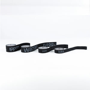 Flexvit Sparring Set de 4, bandas de resistencia negras para judo